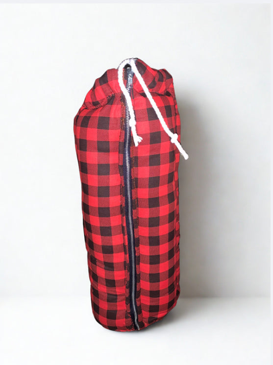 24” Plaid Bong / Pillow Bag